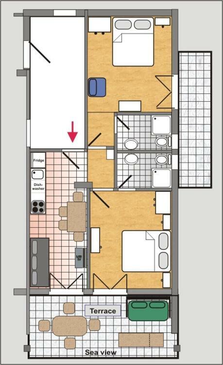 Apartments Dora Banjol Kültér fotó
